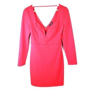 NWT Express Sweetheart V-wire Bodycon Dress,Size S